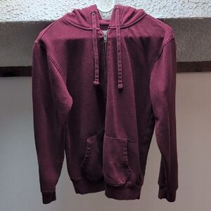 Goodfellow & Co Men's Burgundy Zip-Up Sweater